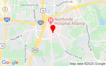 Dunwoody/Sandy Springs Location Google Map