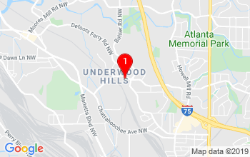 Collier Rd Location in Atlanta Google Map