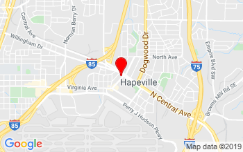 Hapeville Location Google Map