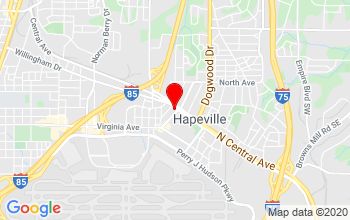 Hapeville Location Google Map
