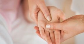 Hand Going Through Therapy with PA